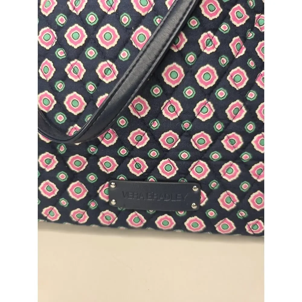 Vera Bradley MARRAKESH Quilted Large Tote Bag Faux Leather Accents EUC